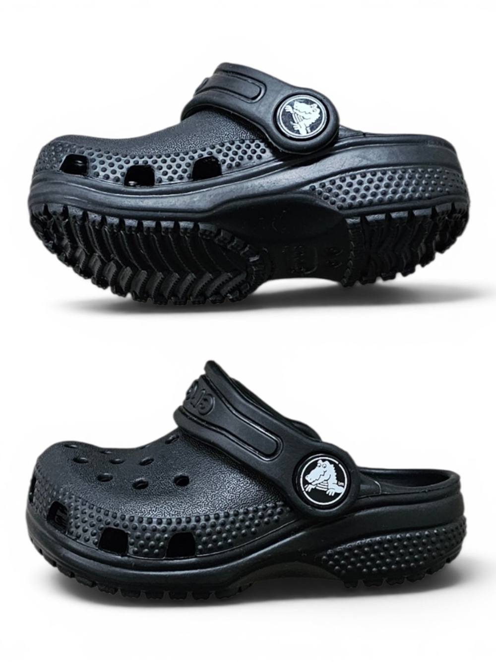 Crocs Classic Clog Toddler Black C5 - Picture 7 of 11